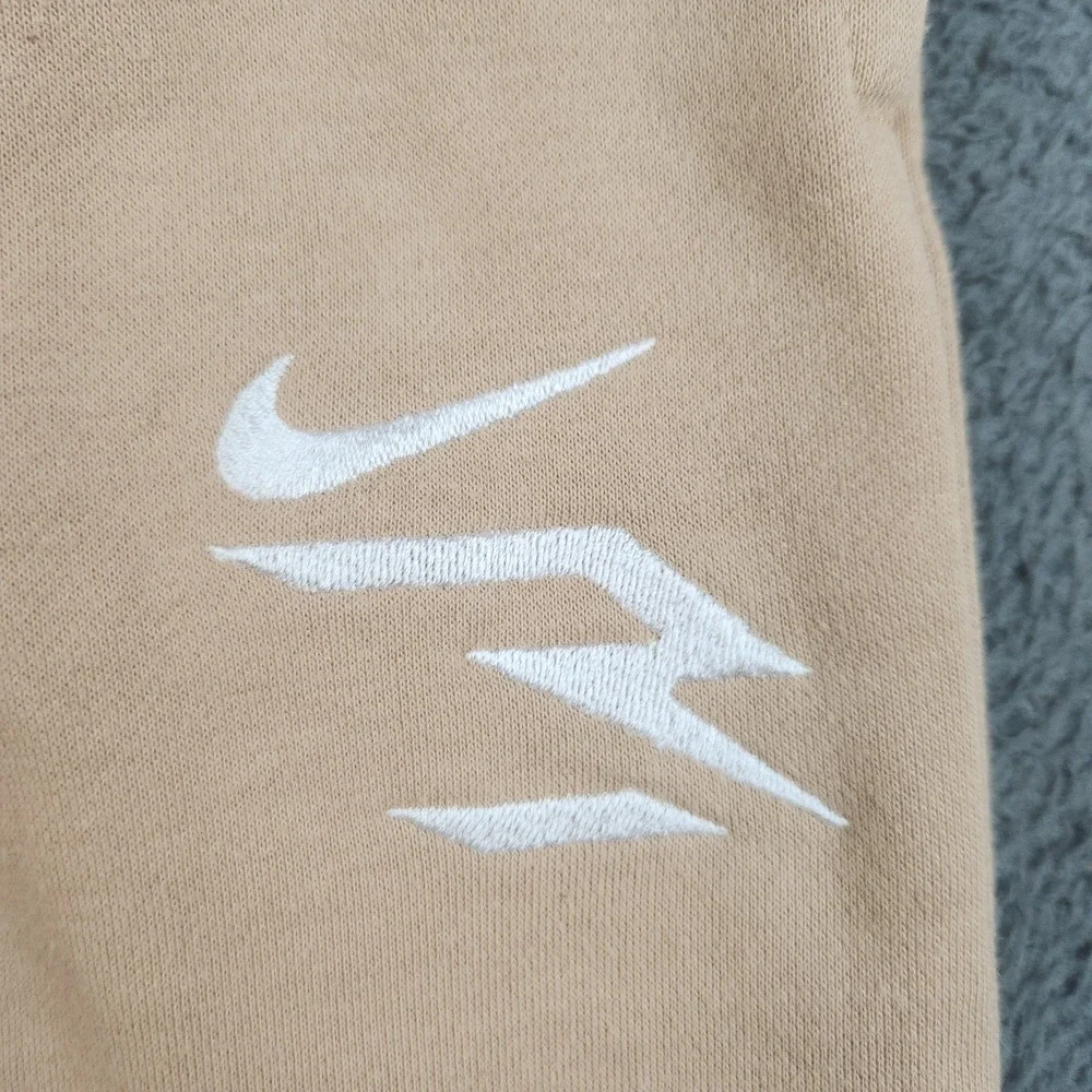 Russell Wilson Nike Big Boys Joggers Large 12-13 Tan 3Brand Sweatpants Athletic